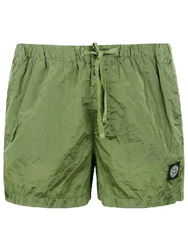 Wappen Patch Nylon Metal Swim Shorts Green - STONE ISLAND - BALAAN 3