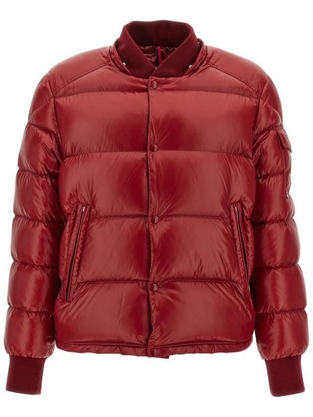 Men's Maljasset Short Down Padding Dark Red - MONCLER - BALAAN 3