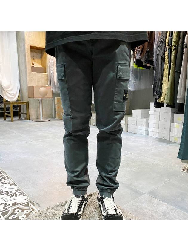 Wappen Patch Cargo Track Pants Grey - STONE ISLAND - BALAAN 3