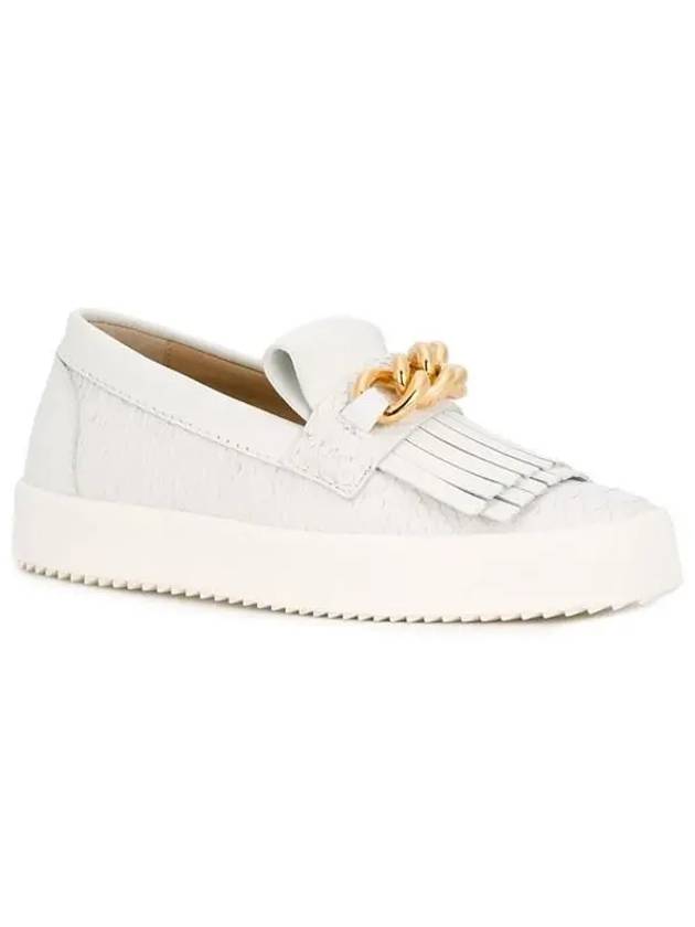 Women's Croc Chain Slip-On White - GIUSEPPE ZANOTTI - BALAAN 3