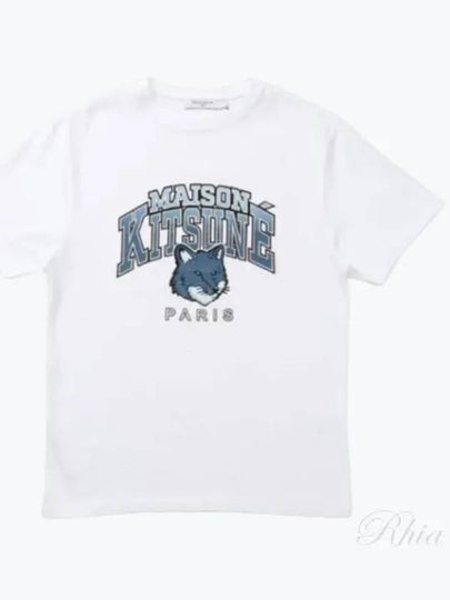 Campus Fox Relaxed Short Sleeve T-Shirt White - MAISON KITSUNE - BALAAN 2