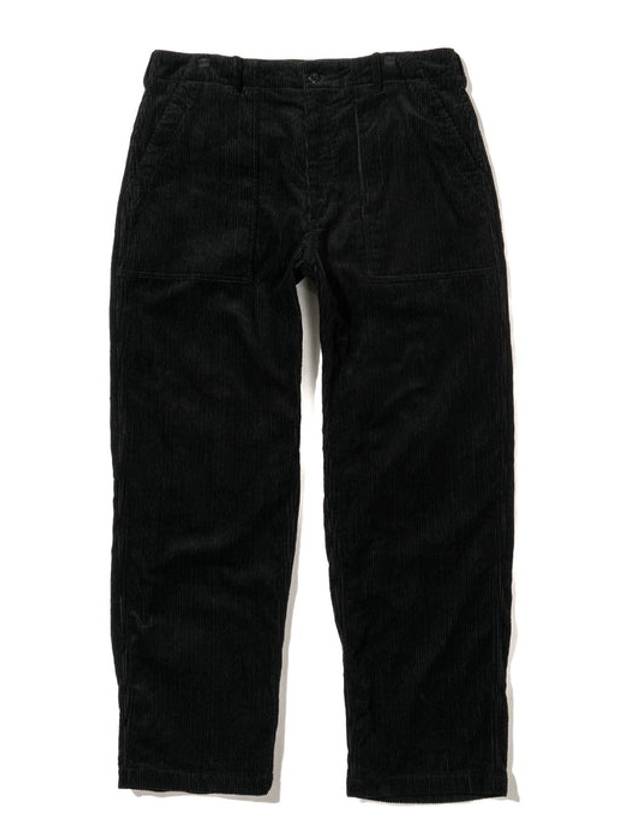 Corduroy Fatigue Straight Pants Black - ENGINEERED GARMENTS - BALAAN 3