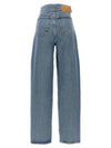 Leg Denim Cotton Wide Jeans Blue - MAISON MARGIELA - BALAAN 3