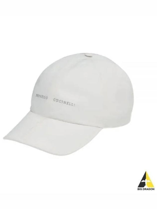 Logo Print Baseball Ball Cap White - BRUNELLO CUCINELLI - BALAAN 2