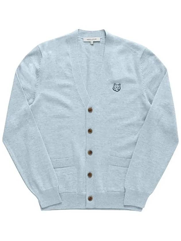 Bold Fox Head Patch Regular Cardigan Black - MAISON KITSUNE - BALAAN 4