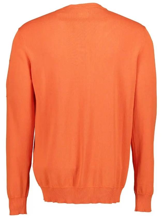 11Th Anniversary Lens Wappen Crew Neck Knit Top Orange - CP COMPANY - BALAAN 4