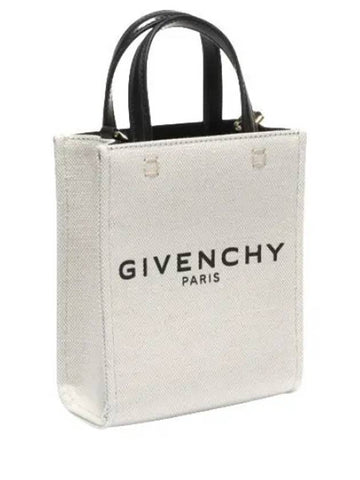 Canvas Vertical Mini Tote Bag Women Shoulder - GIVENCHY - BALAAN 1