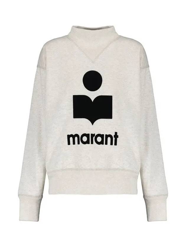 Moby Logo Print Sweatshirt Ecru - ISABEL MARANT - BALAAN 3