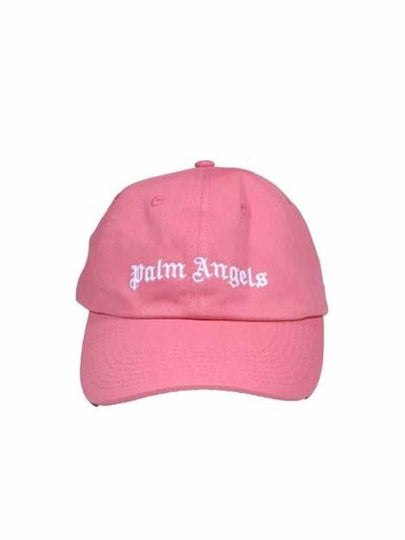 Men's Embroidery Logo Ball Cap Pink - PALM ANGELS - BALAAN 2