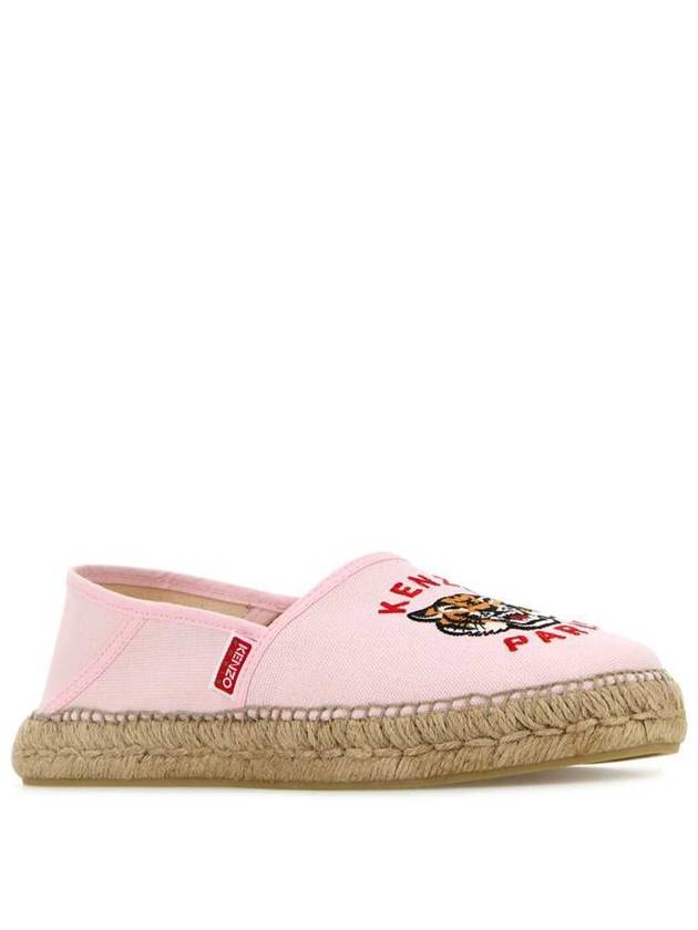 Tiger Canvas Espadrilles Pink - KENZO - BALAAN 3