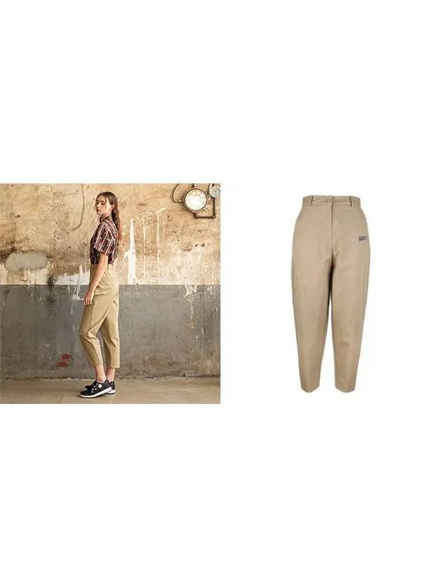 Golf Tennis Cocoon Jogger Pants Beige - AVAVE - BALAAN 3