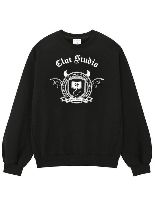 0 7 banned book club sweatshirt BLACK - CLUT STUDIO - BALAAN 2