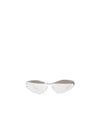 Mercury Oval Sunglasses Silver - BALENCIAGA - BALAAN 2