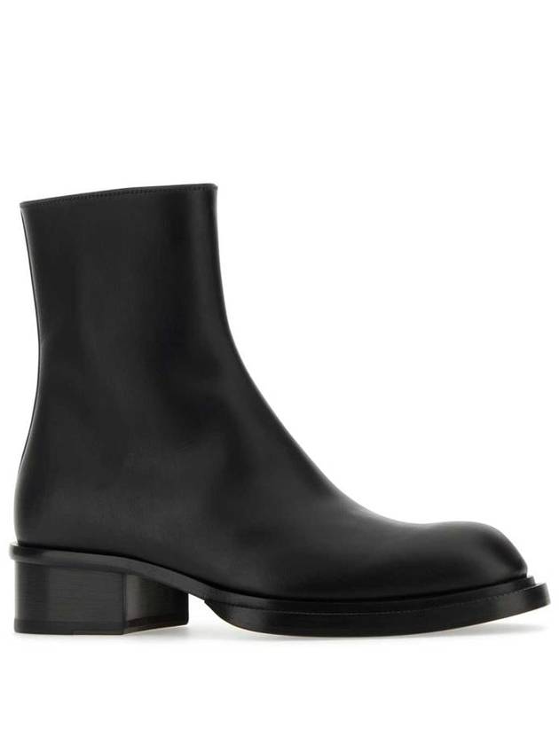 Zip Biker Boots Black - ALEXANDER MCQUEEN - BALAAN 3