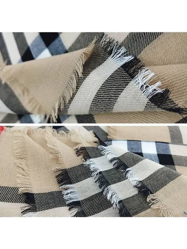 Vintage Check Wool Scarf Archive Beige - BURBERRY - BALAAN 4