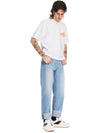 Logo Cuffed Wide Jeans - GCDS - BALAAN 3