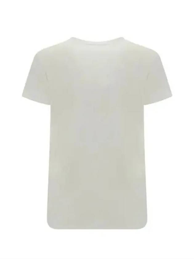 Lettering Cotton Short Sleeve T-Shirt White - ZADIG & VOLTAIRE - BALAAN 3