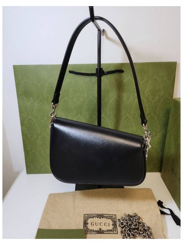 Bag Mini Horsebit 1955 Shoulder Black 7742091 - GUCCI - BALAAN 3