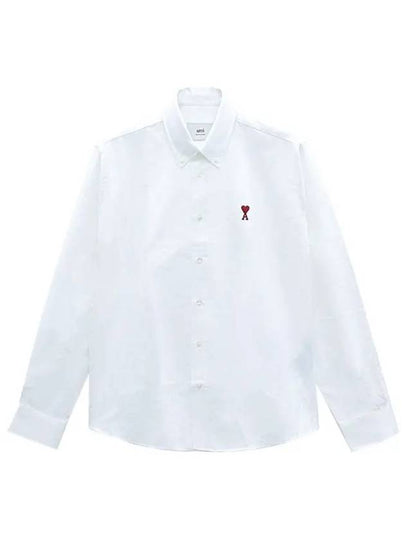 De Coech Long Sleeve Shirt White - AMI - BALAAN 2