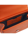 Linda Logo Plaque Saffiano Leather Cross Bag Orange - VIVIENNE WESTWOOD - BALAAN 9