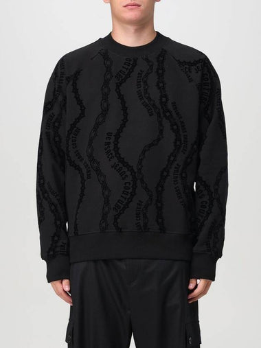 Chain couture relaxed fit sweatshirt - VERSACE - BALAAN 1