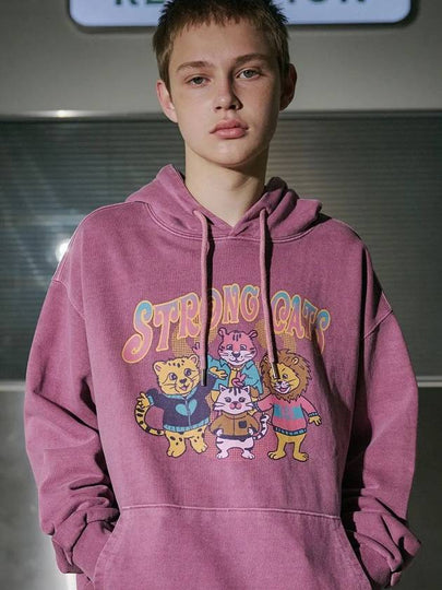 Strong Cats Pigment Hoodie Dusty Pink - CPGN STUDIO - BALAAN 2