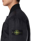 Compass Wappen Logo Twill Padding Bomber Jacket Black - STONE ISLAND - BALAAN 6