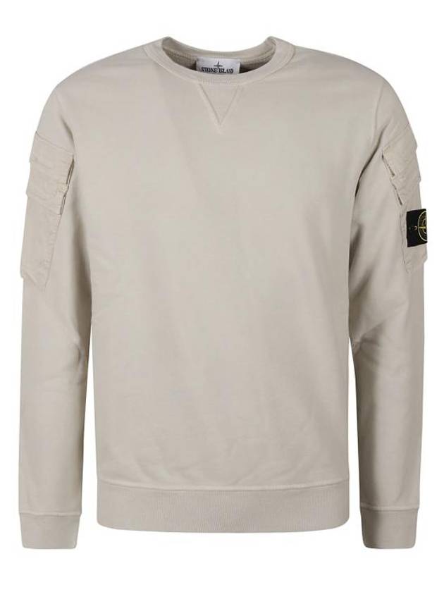 Men's Wappen Patch Cargo Pocket Sweatshirt Plaster - STONE ISLAND - BALAAN 2