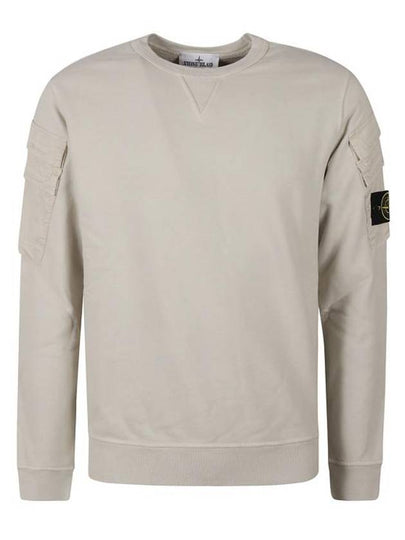 Men's Wappen Patch Cargo Pocket Sweatshirt Plaster - STONE ISLAND - BALAAN 2