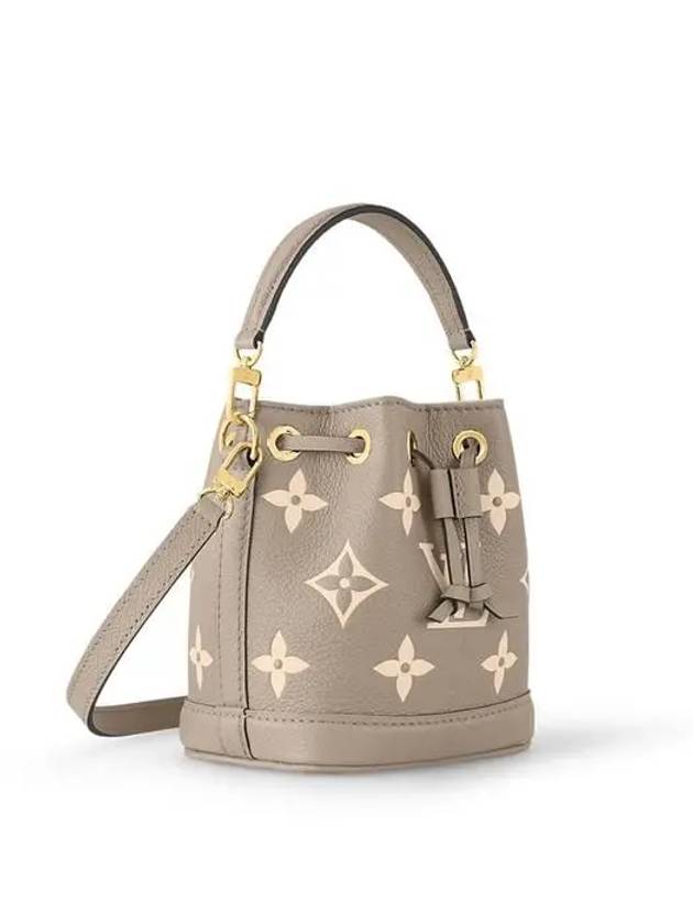 Women's Nano Noe Monogram Bucket Bag Grey - LOUIS VUITTON - BALAAN 5