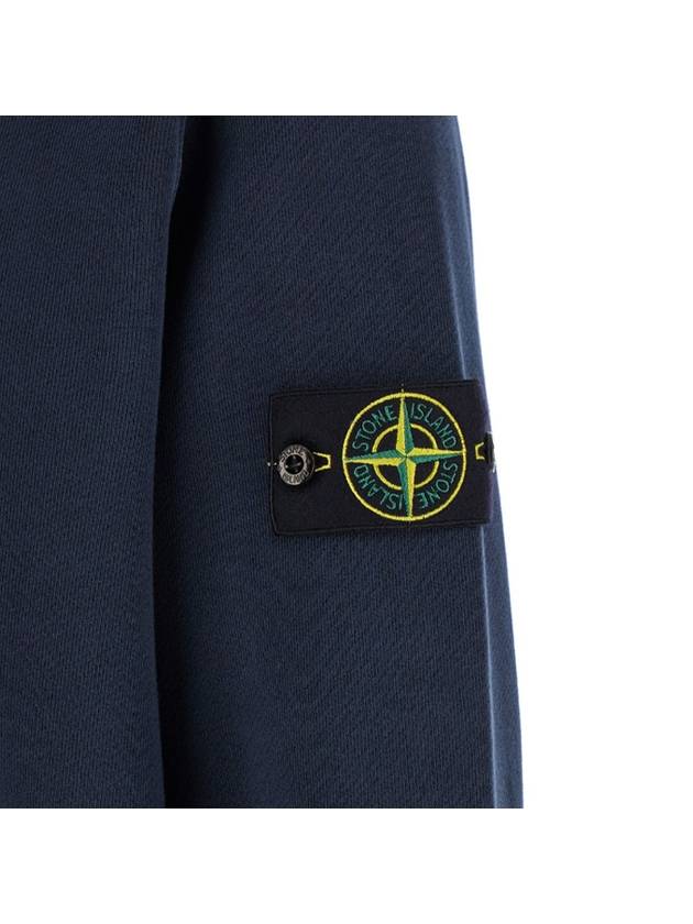 Compass Badge Sweatshirt Blue - STONE ISLAND - BALAAN 4