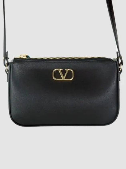 V Logo Signature Mini Shoulder Bag Black - VALENTINO - BALAAN 2