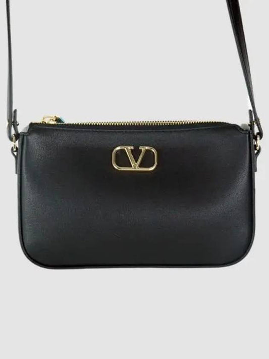 V Logo Signature Mini Shoulder Bag Black - VALENTINO - BALAAN 2