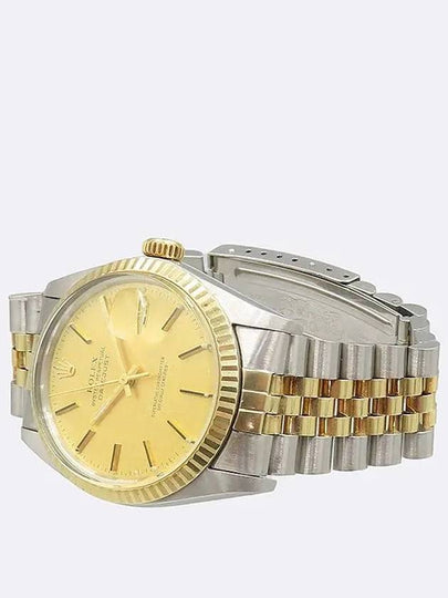 Rolex 16013 DATEJUST 14K Combi Steel Oyster Band Bokashi Dial Men s Watch - ROLEX - BALAAN 2