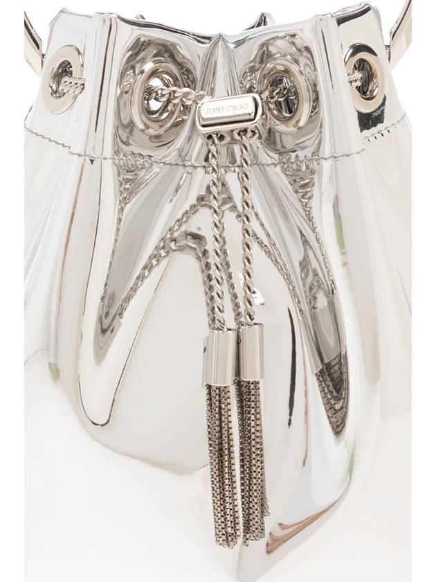 Jimmy Choo ‘Bon Bon’ Bucket Shoulder Bag, Women's, Silver - JIMMY CHOO - BALAAN 6