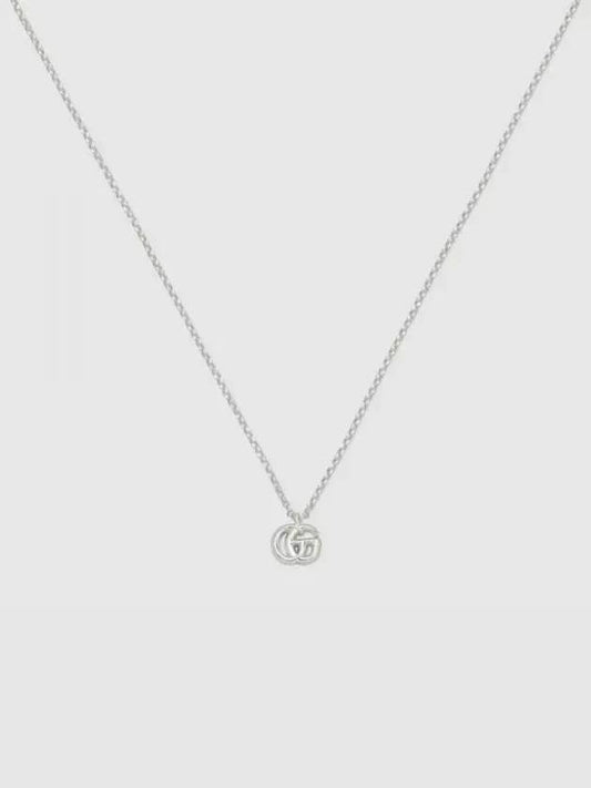 GG Marmont 925 Sterling Silver Necklace Silver - GUCCI - BALAAN 2