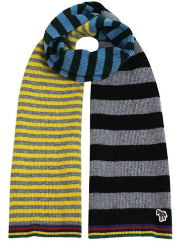 Zebra Logo Patch Wool Muffler - PAUL SMITH - BALAAN 1