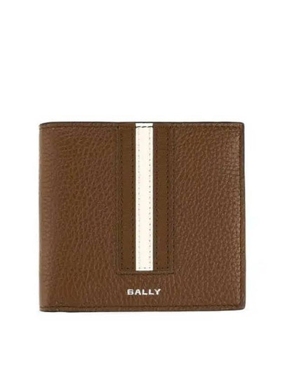 Ribon Bifold Half Wallet Brown - BALLY - BALAAN 2