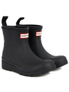 Play Short Backstrap Wellington Rain Boots Black - HUNTER - BALAAN 3