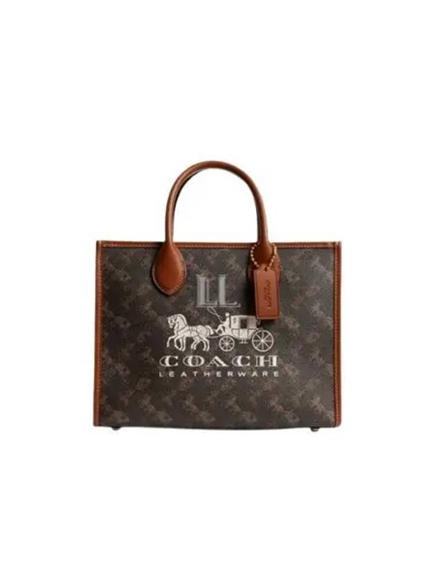 Ace 17 Horse And Carriage Tote Bag Brown - COACH - BALAAN 2