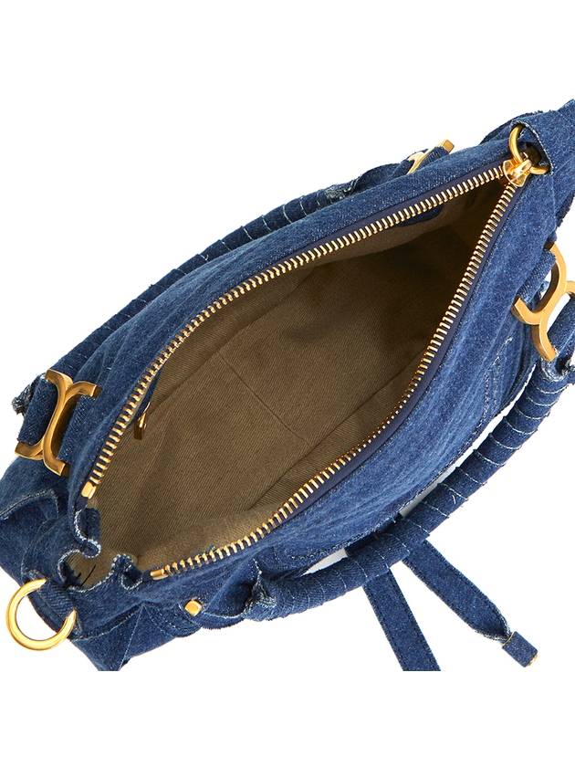 Marcie Double Carry Shoulder Bag Blue - CHLOE - BALAAN 7