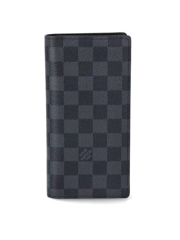 Brazza Damier Canvas Long Wallet Graphite - LOUIS VUITTON - BALAAN 1