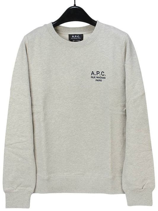 Women's Sky Sweatshirt Heather Ecru - A.P.C. - BALAAN.