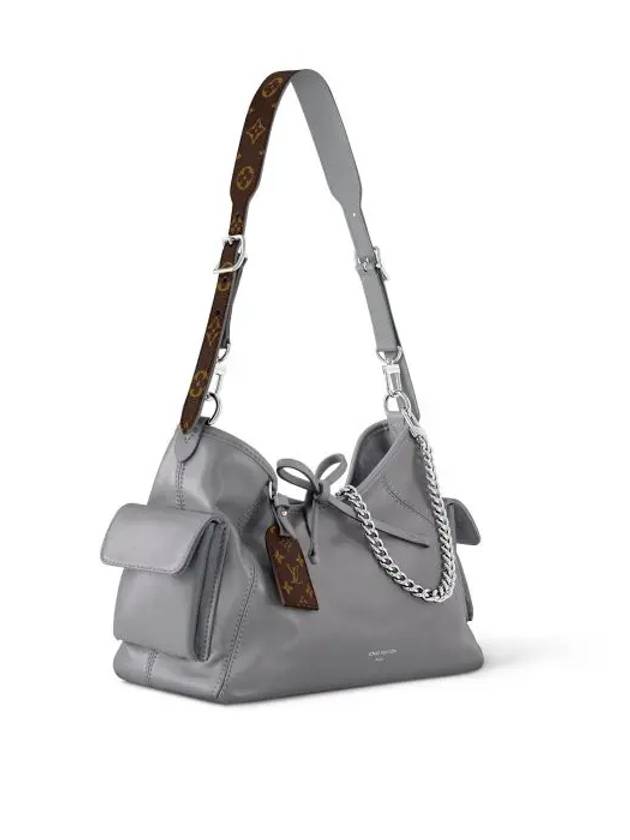 Carry All Cargo PM Trianon Shoulder Bag Grey - LOUIS VUITTON - BALAAN 3