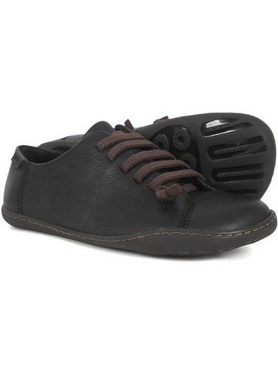 Peu Leather Low Top Sneakers Black - CAMPER - BALAAN 2