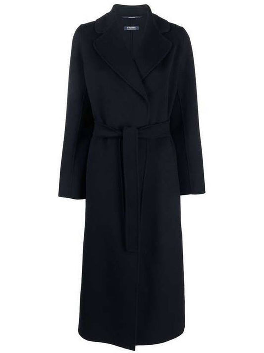 Poldo wool coat navy - MAX MARA - BALAAN 1