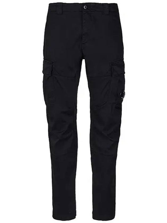 Lens Wappen Cargo Straight Pants Black - CP COMPANY - BALAAN 2