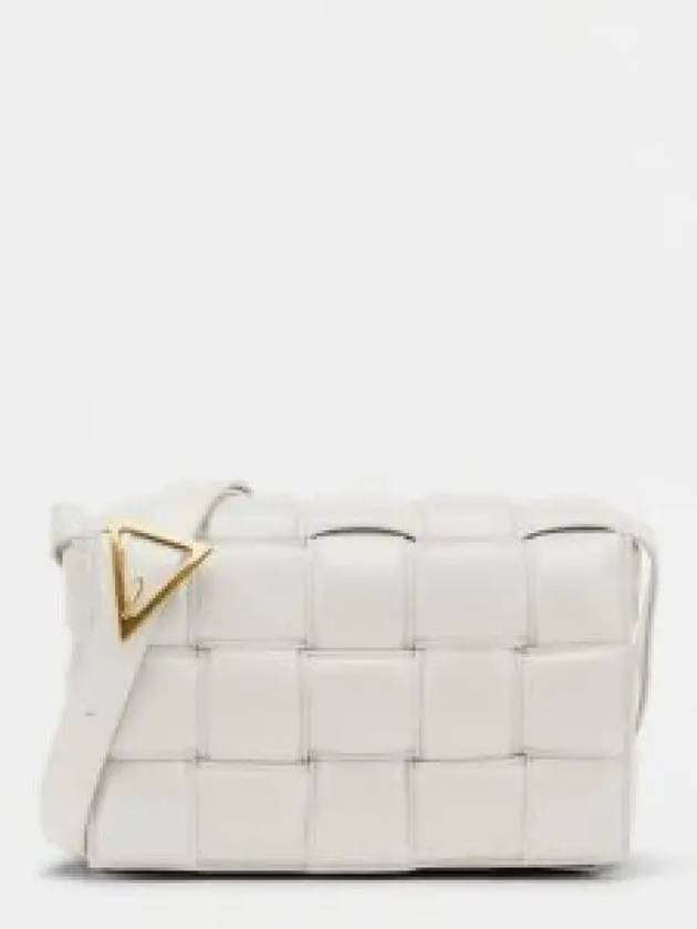 Gold Hardware Padded Cassette Cross Bag Chalk - BOTTEGA VENETA - BALAAN 2