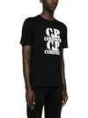 30/1 Jersey Graphic Short Sleeve T-Shirt Black - CP COMPANY - BALAAN 4