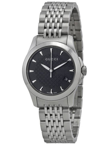 G Timeless Stainless Steel Watch Silver - GUCCI - BALAAN 1